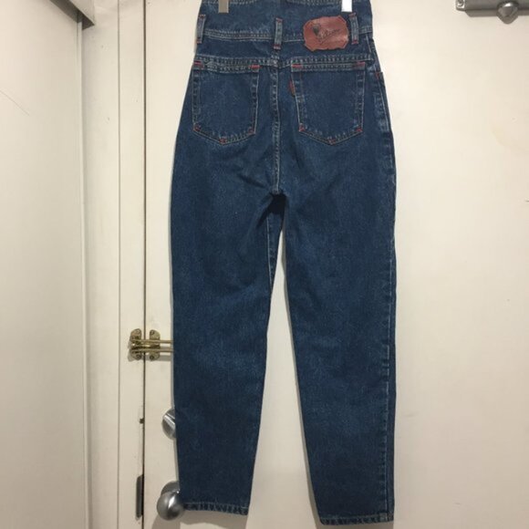 VINTAGE ACTION HIGH RISE DENIM JEANS SIZE 4 - Picture 4 of 7